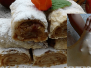 Dlouho jsem hledala recept na poctivý tažený štrúdl. Konečně jsem ho našla! Toto těsto se netrhá, výborně se s ním pracuje a ještě nikdy mě nezklamalo!