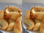 Recept na tvarohová ouška – bez vajec a kypřicího prášku. V troubě rostou přímo před očima!