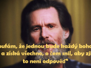 Jim Carrey vysvětlil, co je to deprese. A je to to nejlepší, co jsem slyšel!