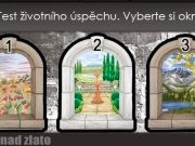 Test životního úspěchu. Vyberte si okno.